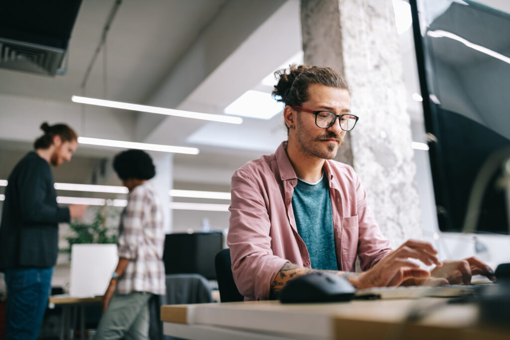 Flexibele IT-schil aan het werk bij bedrijf
